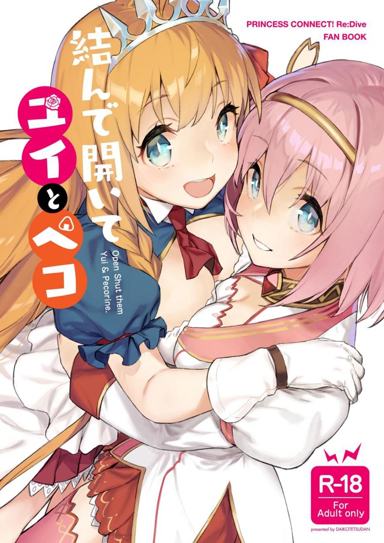 เชื่อมสายสัมพันธ์รัก [Dai-kotetsu Dan (92M)] Musunde Hiraite Yui to Peko (Princess Connect! ReDive) - หน้า 1