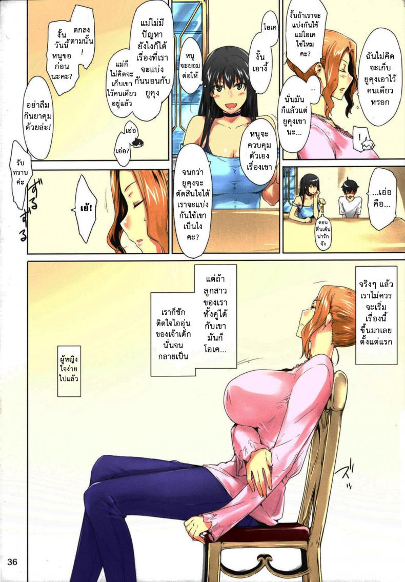 สามสาวบ้านทาจิบานะ [MTSP (Jin)] Tachibana-san-chi no Dansei Jijou Matome Ban - หน้า 35