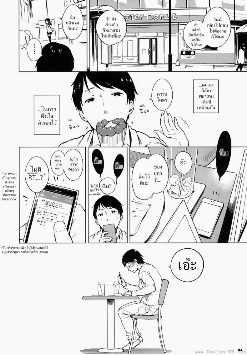 รีทวีตครบร้อย [Henreader] 100 RT Saretara Ecchi Shimasu - หน้า 3