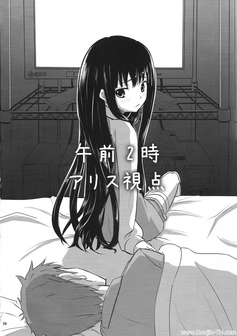 ร่างกายขาดน้ำ [Oomori Makoto] AM2:00 ALICE Side - หน้า 3