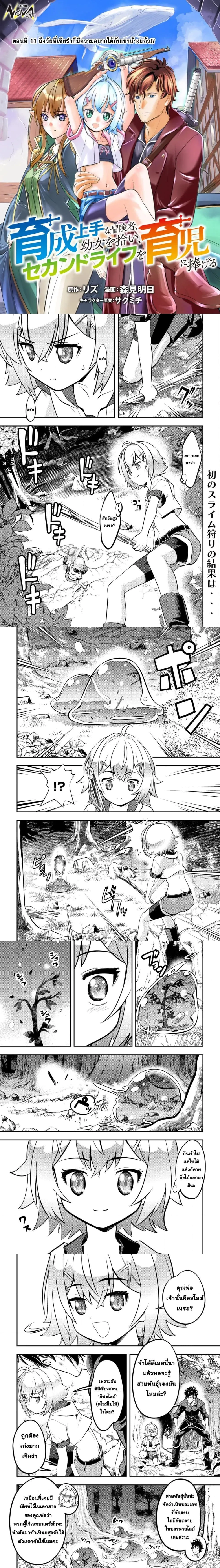Ikusei Jouzu na Boukensha, Youjo wo Hiroi, Second Life wo Ikuji ni Sasageru - นักผจญภัยยอดนักปั้นเก็บเด็กสาวมาเลี้ยง อุทิศชีวิตที่สองเพื่อครอบครัว - หน้า 1